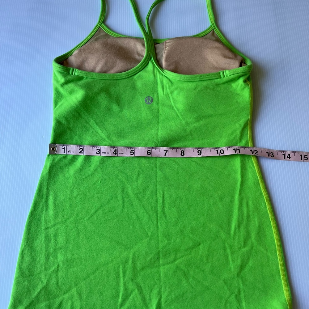 Lululemon Athletica Lime Green Tank Top
